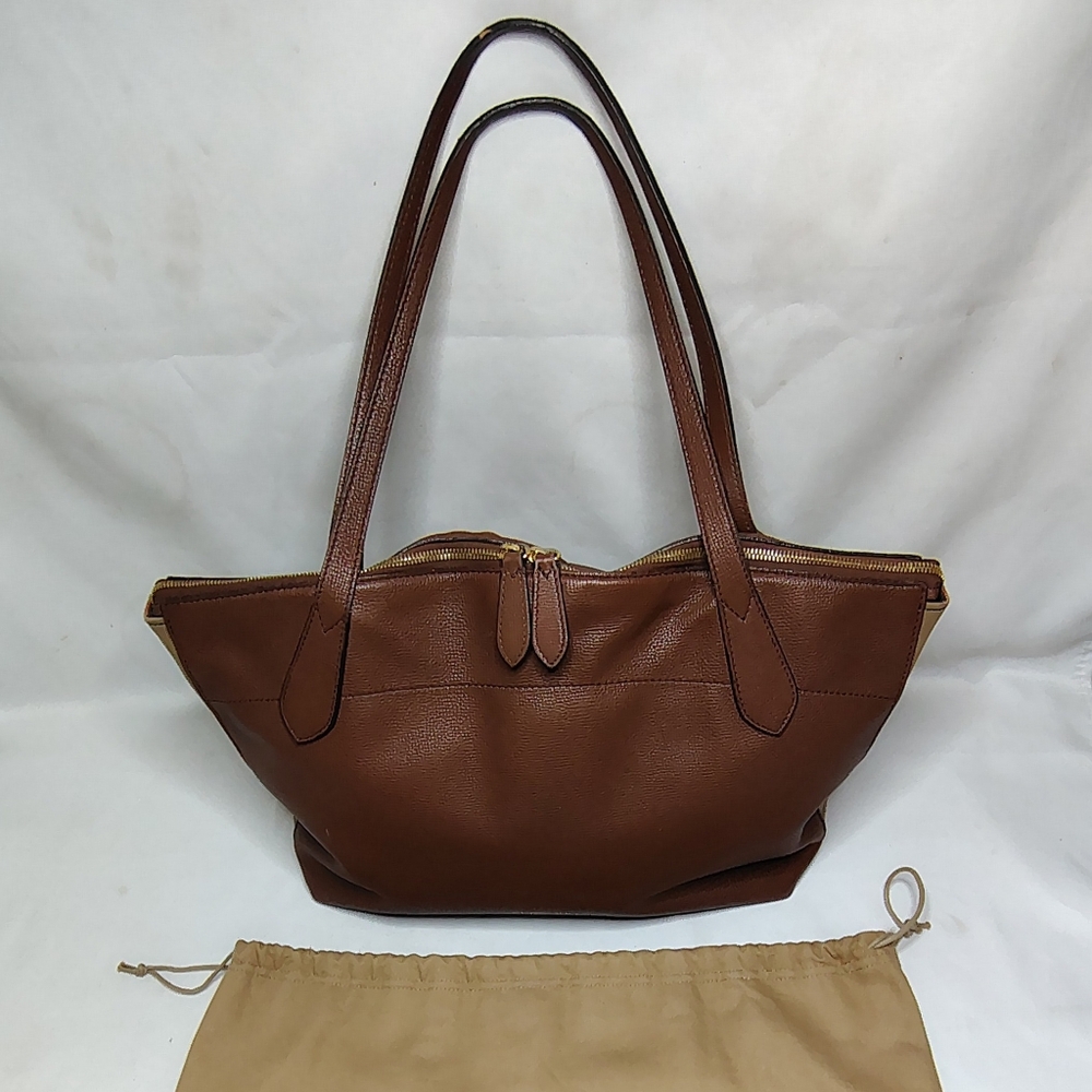 Burberry Brown Leather Crossbody Bag